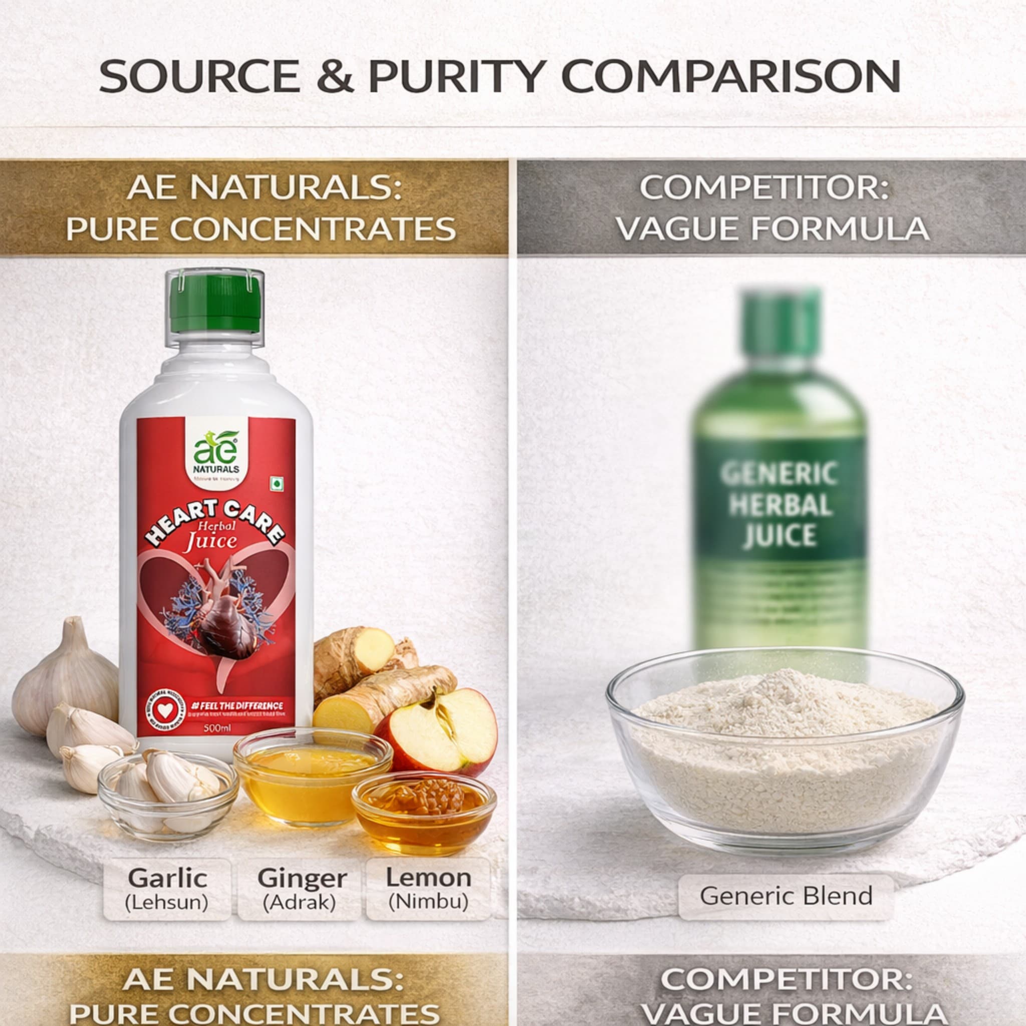 AE Naturals Heart Care Herbal Juice 500ml thumbnail 6