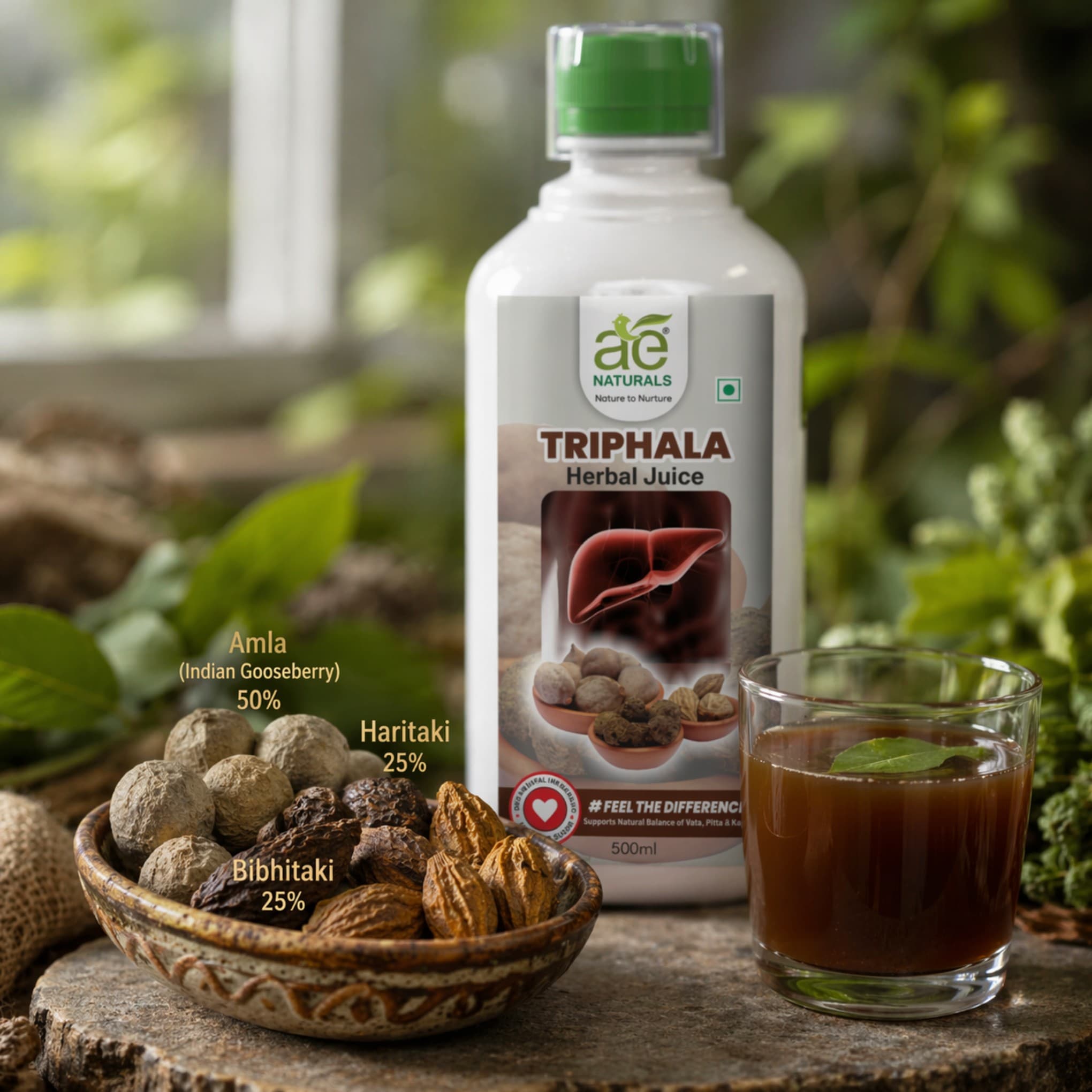 AE Naturals Triphala Herbal Juice 500ml thumbnail 2