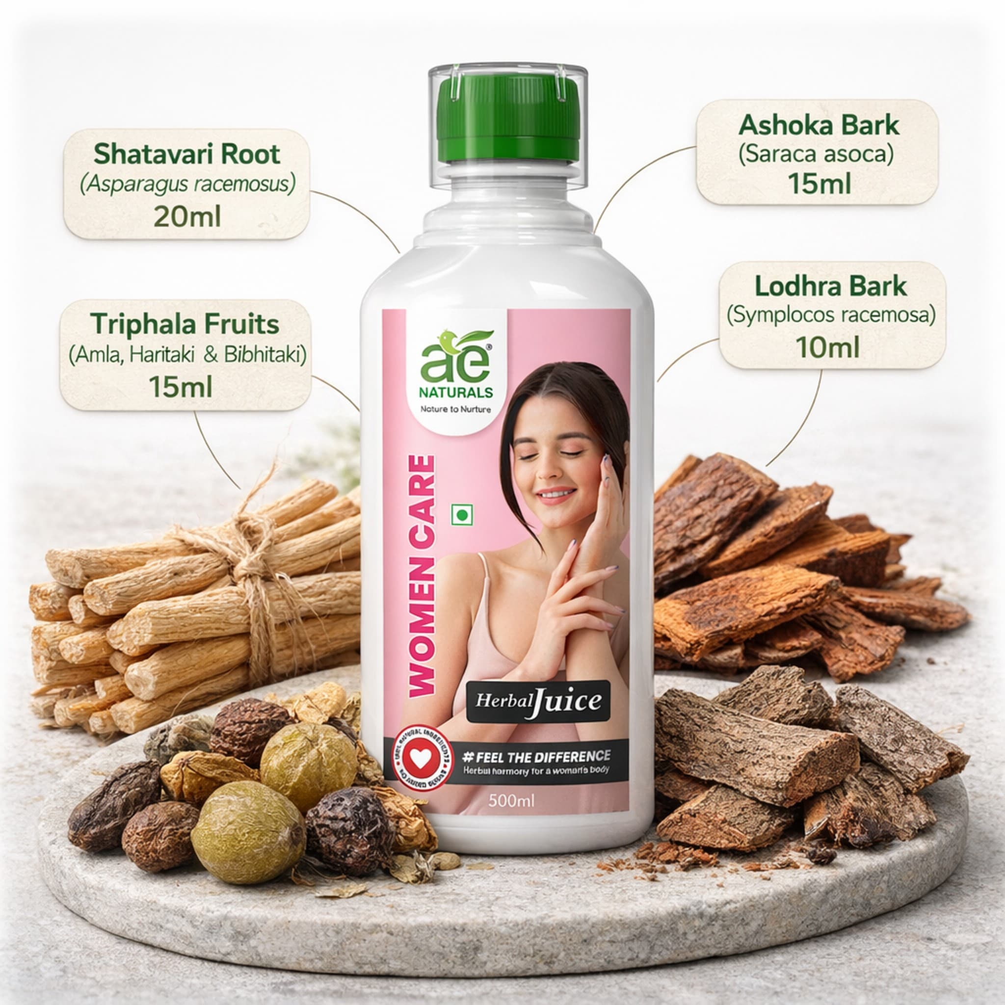 AE Naturals Women Care Herbal Juice 500ml thumbnail 2