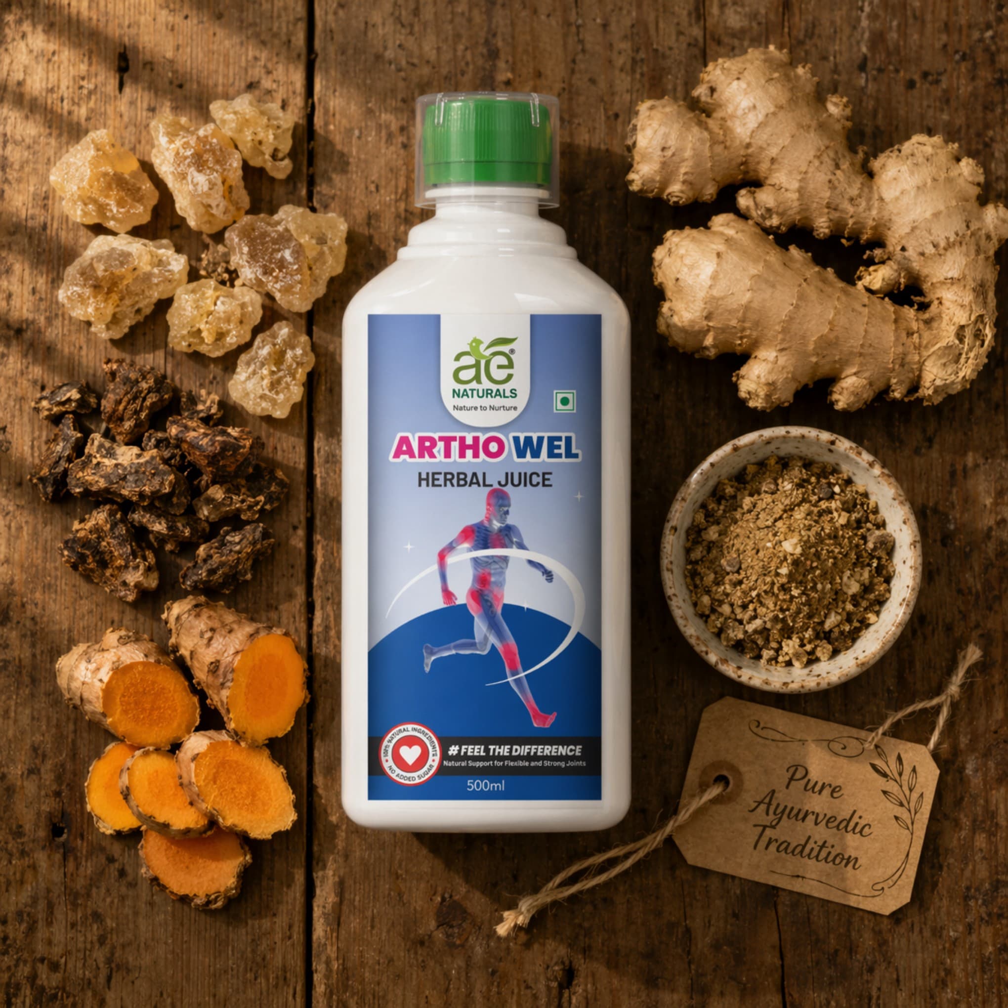 AE Naturals Artho Wel Herbal Juice 500ml thumbnail 4