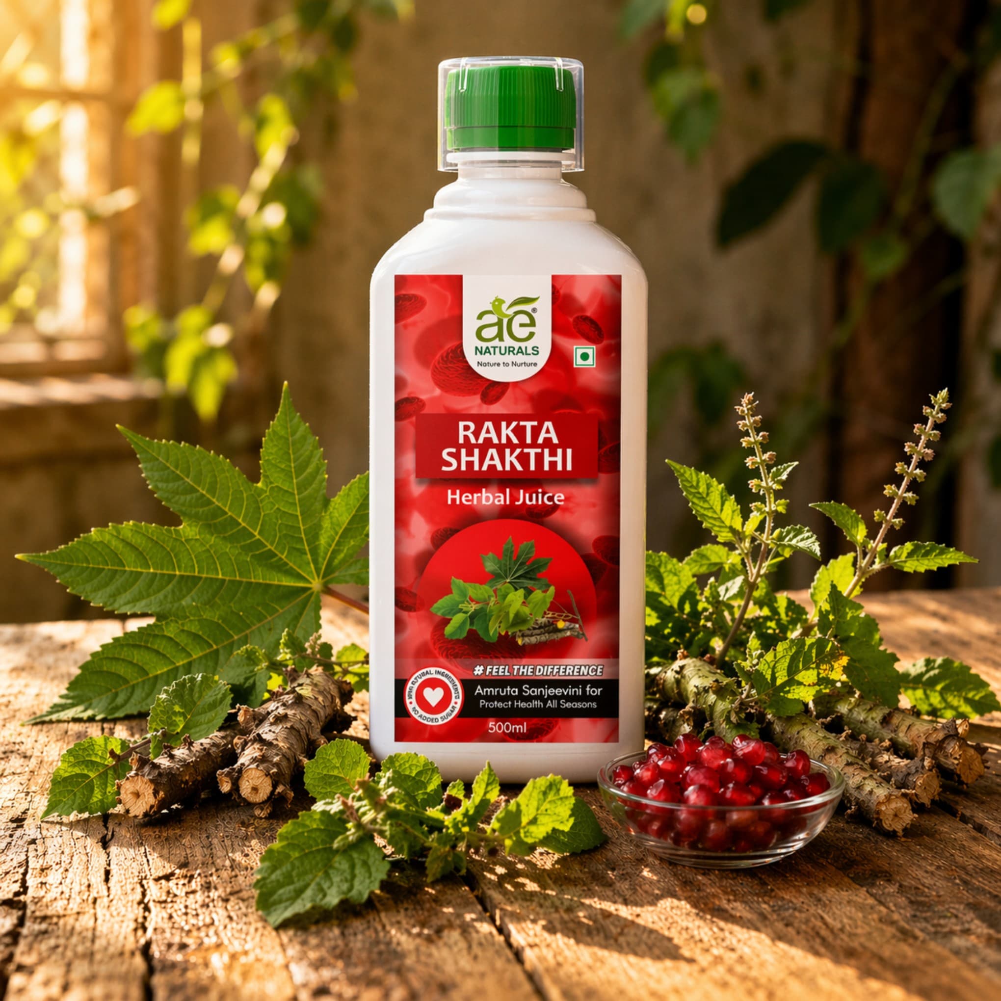 AE Naturals Rakta Shakthi Herbal Juice 500ml thumbnail 2