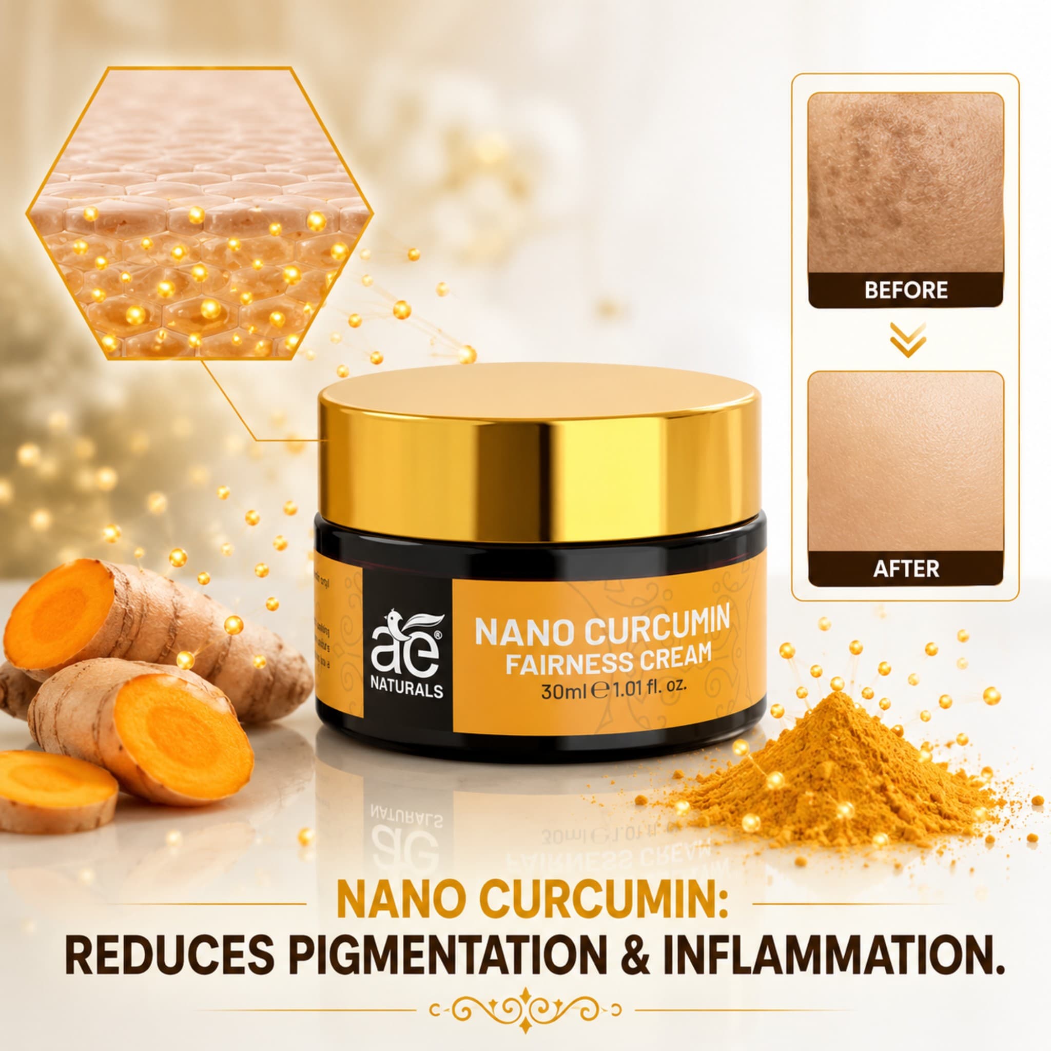 Roop Sundar Nano Curcumin Fairness Cream 30g thumbnail 5