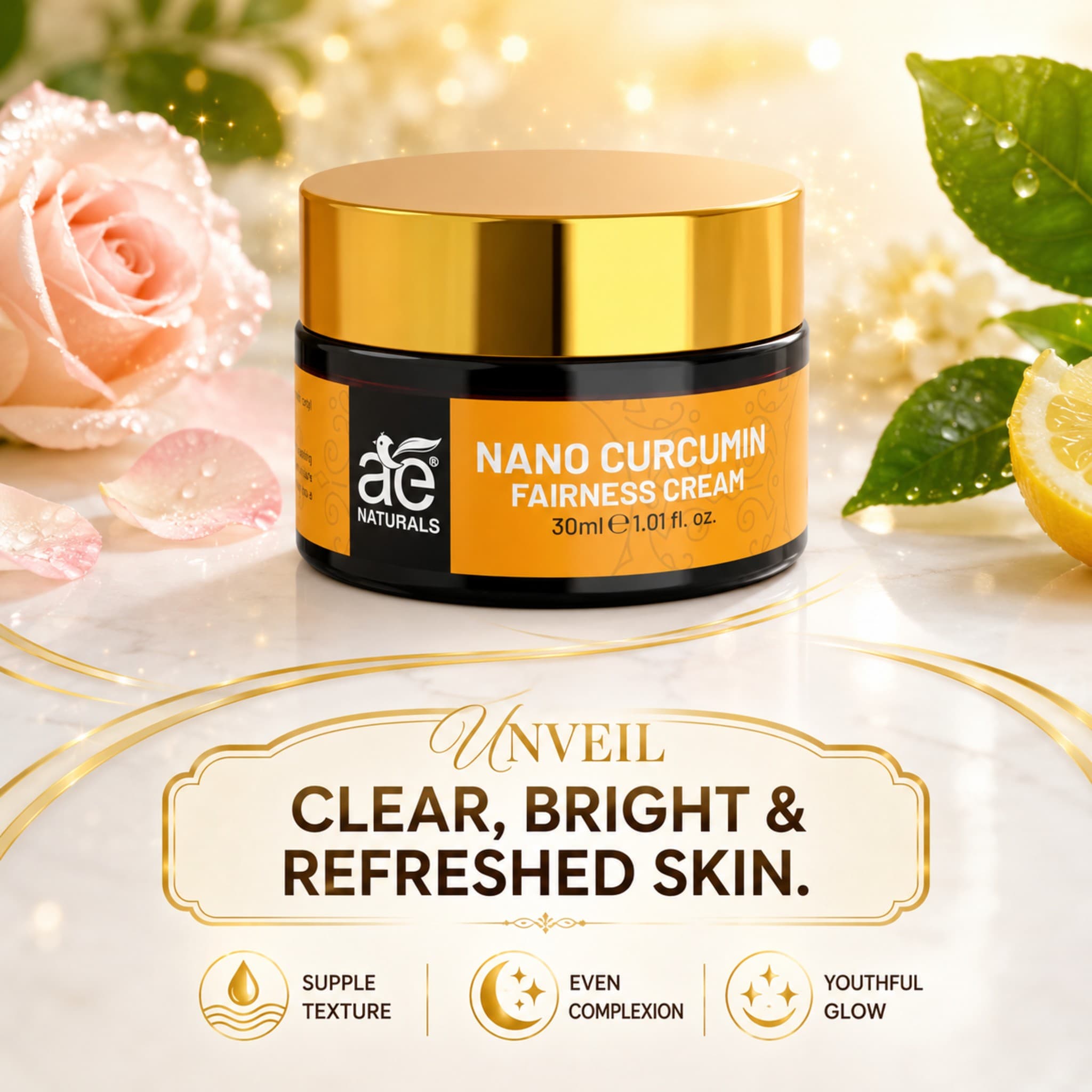 Roop Sundar Nano Curcumin Fairness Cream 30g thumbnail 6