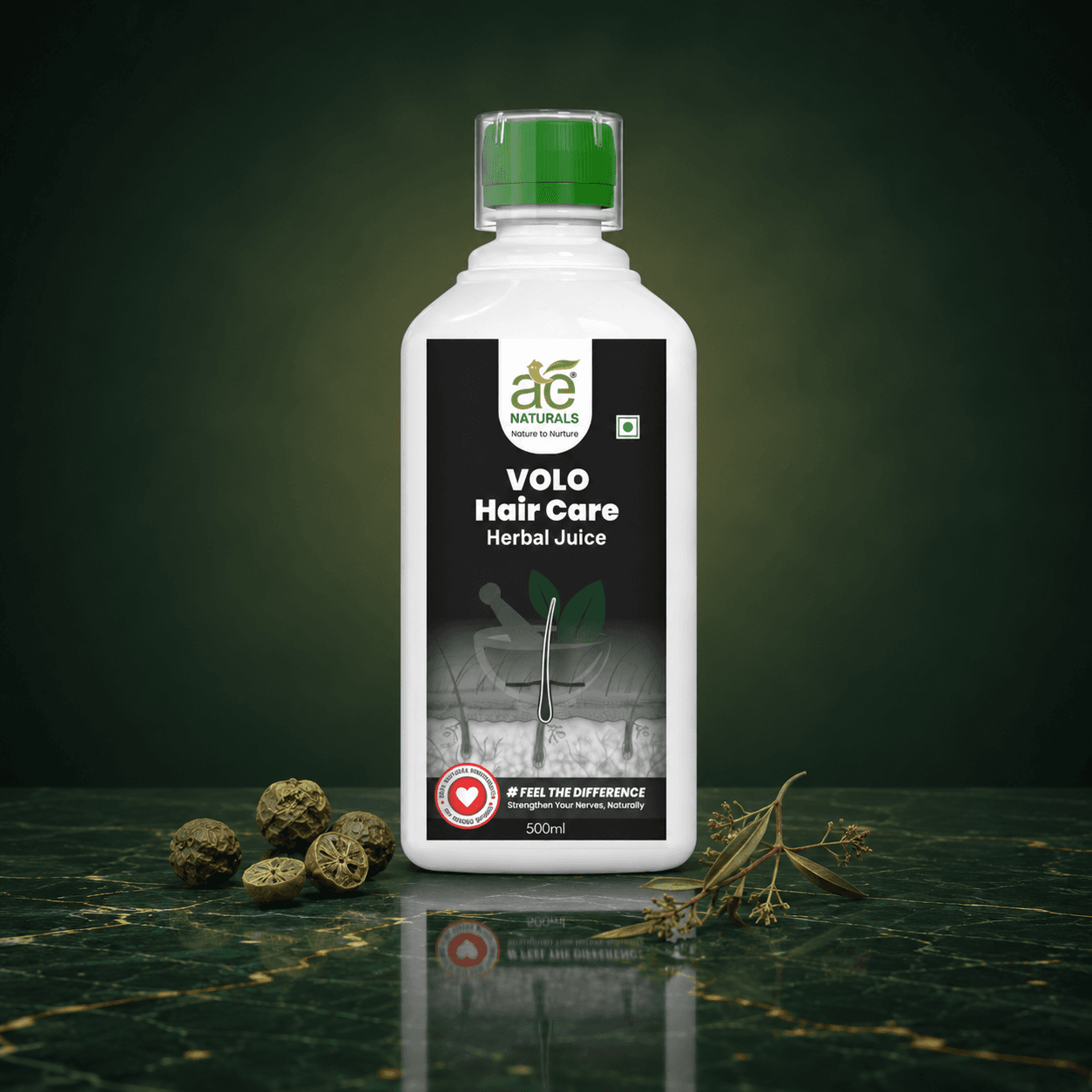 AE Naturals VOLO Hair Care Herbal Juice 500ml