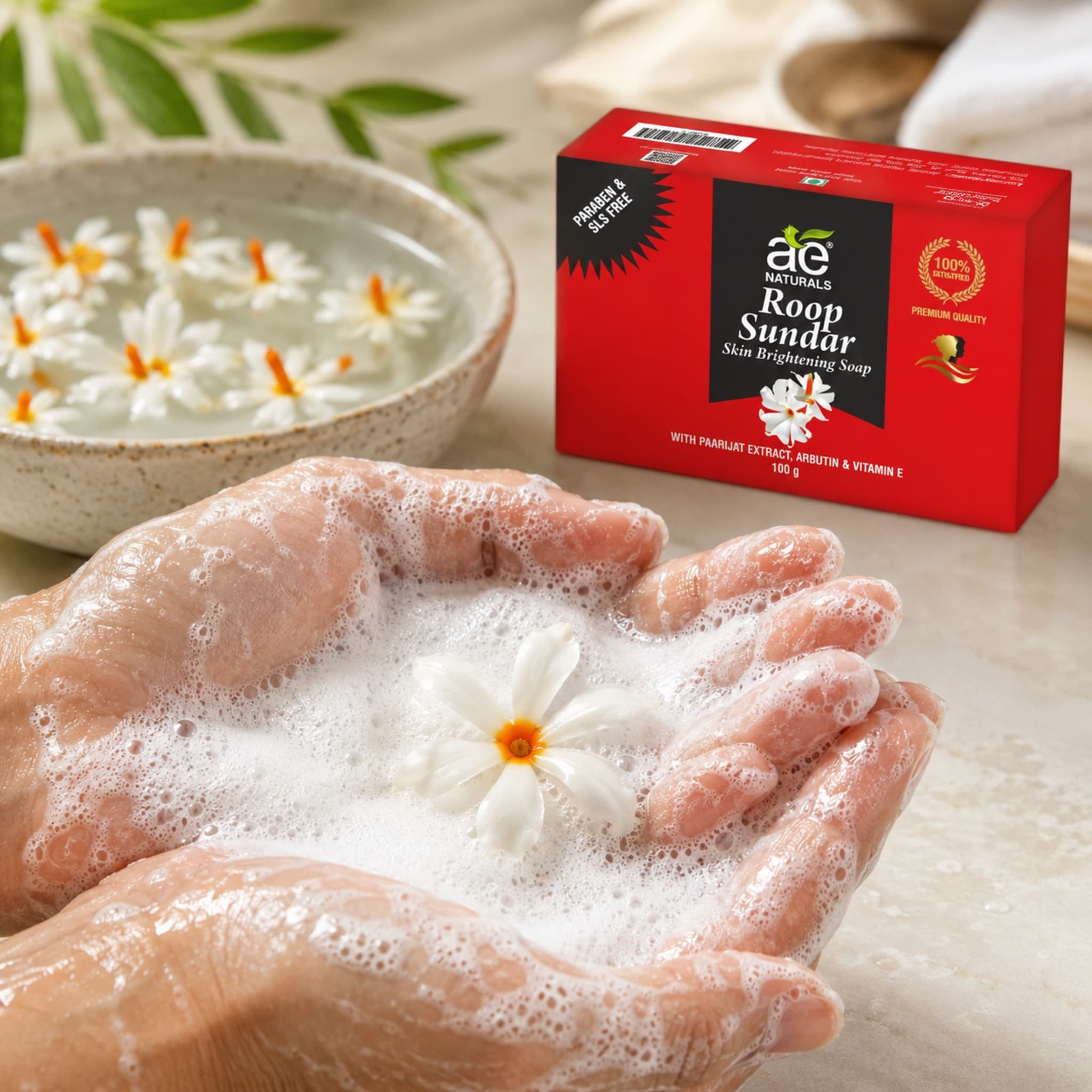 Roop Sundar Soap with Parijaat Extract 100g thumbnail 4