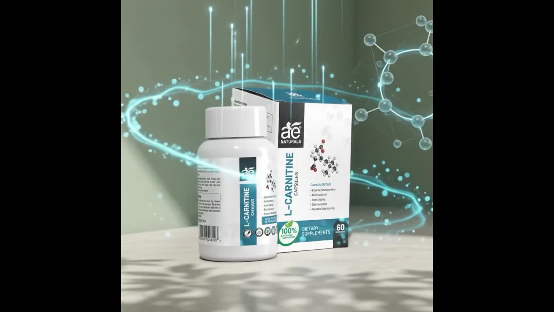 L-Carnitine Energy and Muscle Boost Capsules 